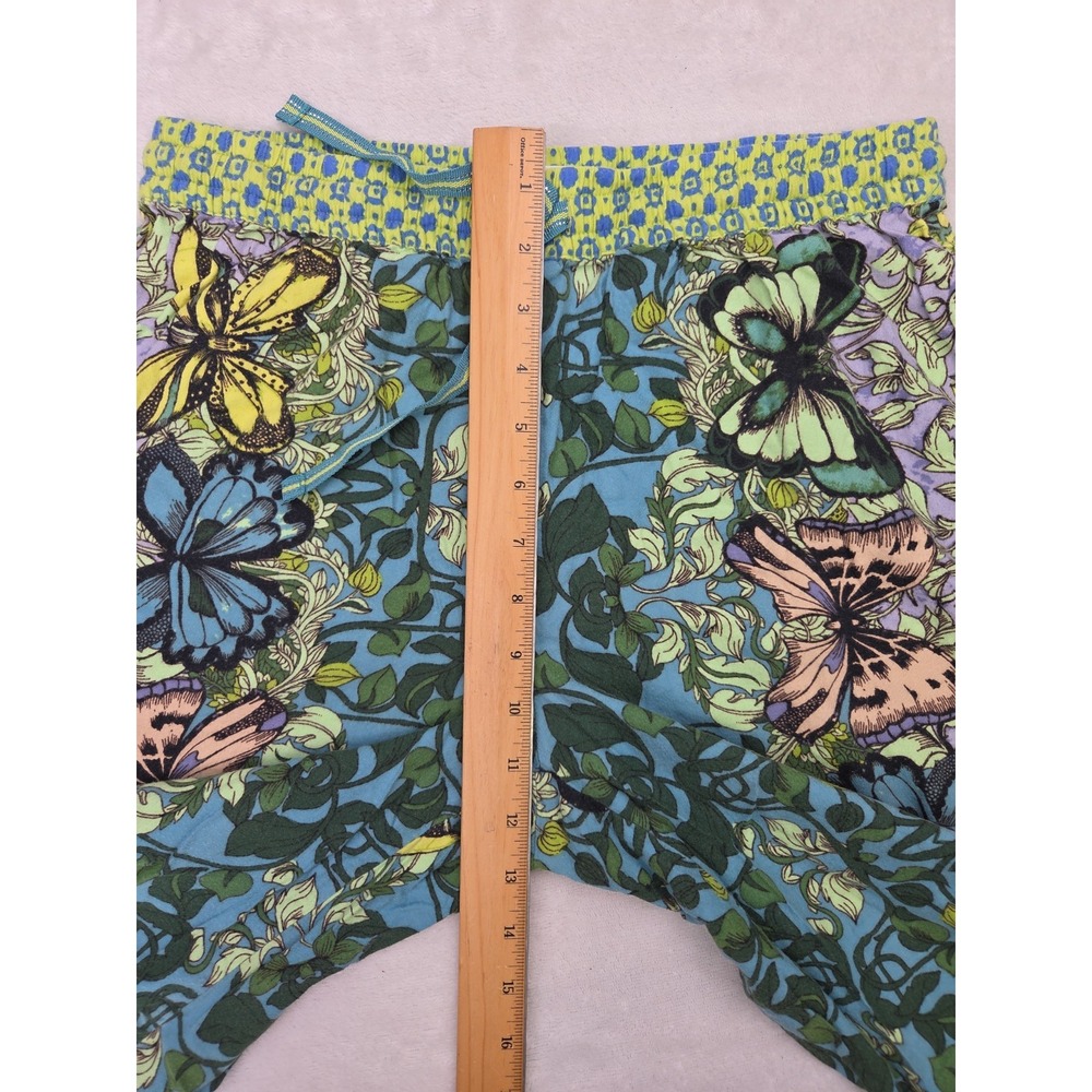 Anthropologie Alexandra Farmer Secret Garden Butterfly Pajama Pants Size Small - Picture 8 of 13